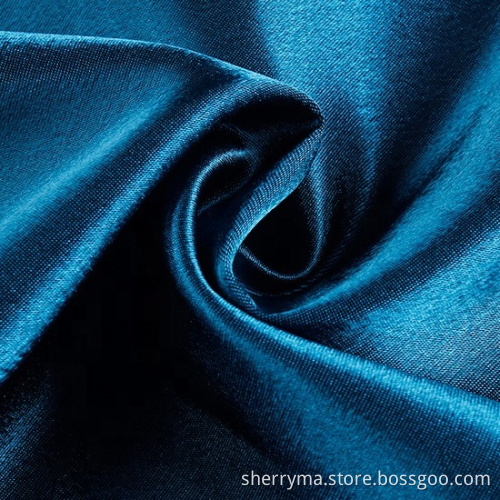 Ready goods tela bridal satin fabric for dress